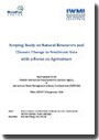 Scoping study on natural resources and climate change in Southeast Asia with a focus on agriculture. Final report (10/23/2009) 