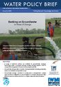 Banking on groundwater in times of change (3/17/2010) 