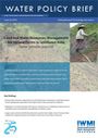 Land and water resources management for upland farms in Southeast Asia: some lessons learned (3/31/2010) 