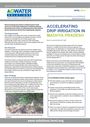 Accelerating drip irrigation in Madhya Pradesh. Based on a report by Ravinder P. Malik (5/21/2012) 