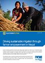 Driving sustainable irrigation through farmer empowerment in Nepal (10/23/2013) 