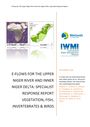 E-Flows for the Upper Niger River and Inner Niger Delta: specialist response report for vegetation, fish, invertebrates and birds. [Project report prepared by the International Water Management Institute for Wetlands International] (12/30/2019) 