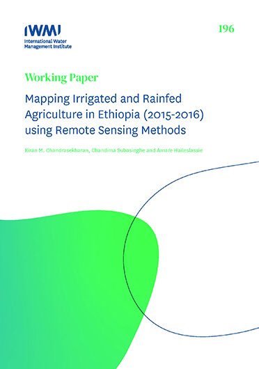 Mapping irrigated and rainfed agriculture in Ethiopia (2015-2016) using remote sensing methods (12/20/2021) 