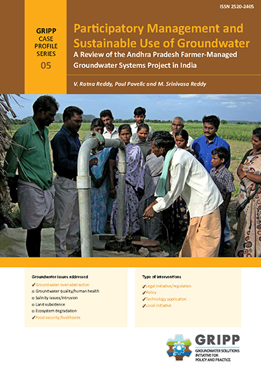 Participatory management and sustainable use of groundwater: a review of the Andhra Pradesh Farmer-Managed Groundwater Systems project in India (12/20/2021) 