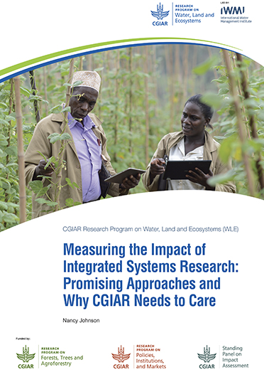 Measuring the impact of integrated systems research: promising approaches and why CGIAR needs to care (02/18/2022) 