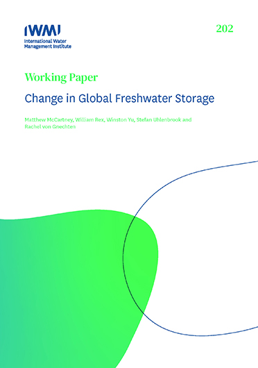 Change in global freshwater storage (03/23/2022) 