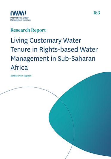 Living customary water tenure in rights-based water management in Sub-Saharan Africa (08/26/2022) 