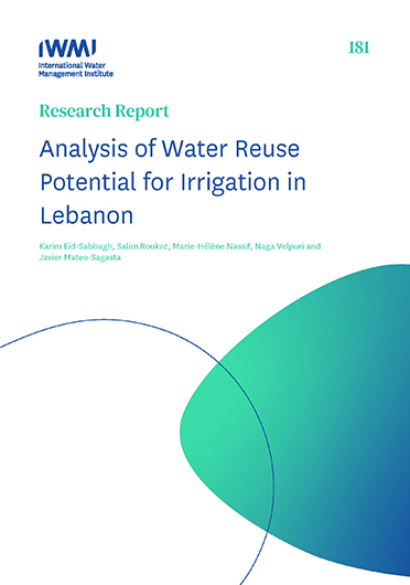 Analysis of water reuse potential for irrigation in Lebanon (09/02/2022) 