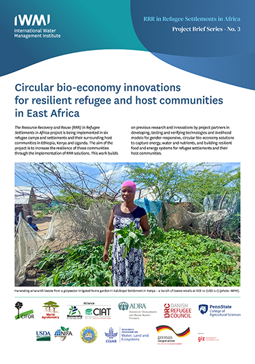 Circular bio-economy innovations for resilient refugee and host communities in East Africa (10/03/2022) 