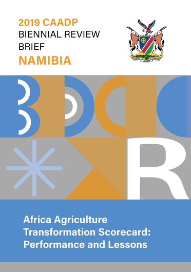 Africa Agriculture Transformation Scorecard: performance and lessons. Namibia (10/31/2022) 