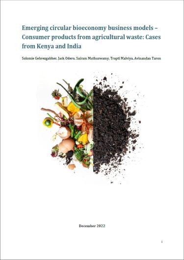 Emerging circular bioeconomy business models - consumer products from agricultural waste: cases from Kenya and India (01/31/2023) 