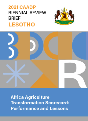 Africa Agriculture Transformation Scorecard: performance and lessons. Lesotho (05/31/2023) 