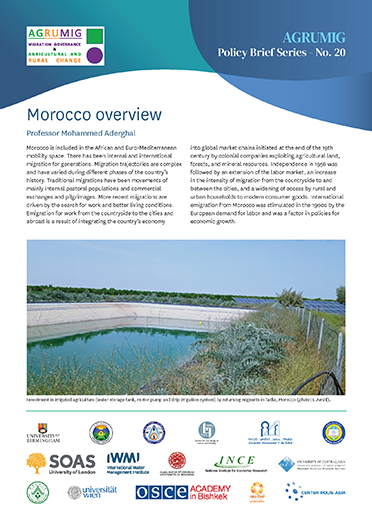 Migration, Environment and Climate Change: Policy Brief Series