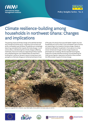 Climate resilience building among households in Northwest Ghana: changes and implications (11/30/2023) 