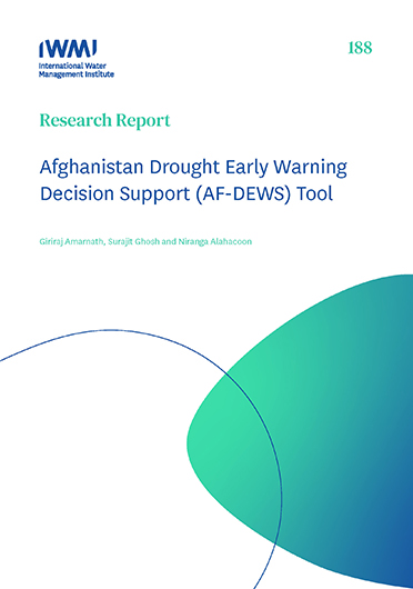 Afghanistan Drought Early Warning Decision Support (AF-DEWS) Tool (12/13/2023) 