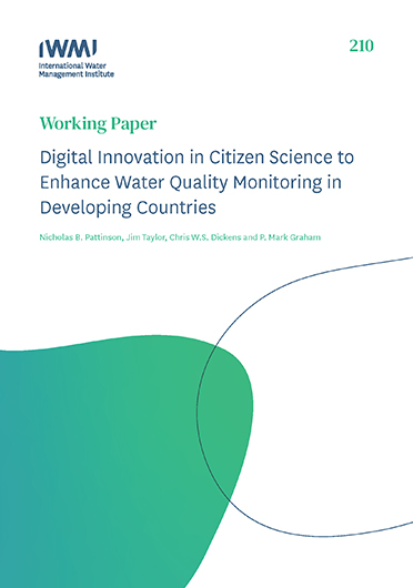 Digital innovation in citizen science to enhance water quality monitoring in developing countries (01/20/2024) 