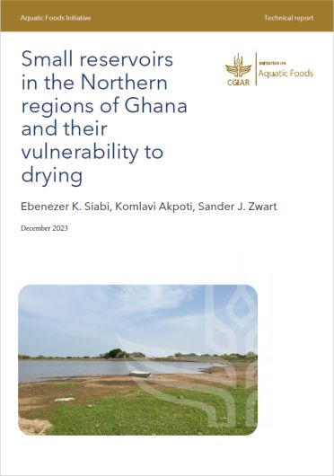 Small reservoirs in the northern regions of Ghana and their vulnerability to drying (02/13/2024) 