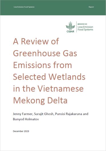 A review of greenhouse gas emissions from selected wetlands in the Vietnamese Mekong Delta (02/15/2024) 