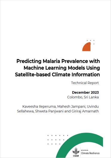 Predicting malaria prevalence with machine learning models using satellite-based climate information: technical report (02/15/2024) 