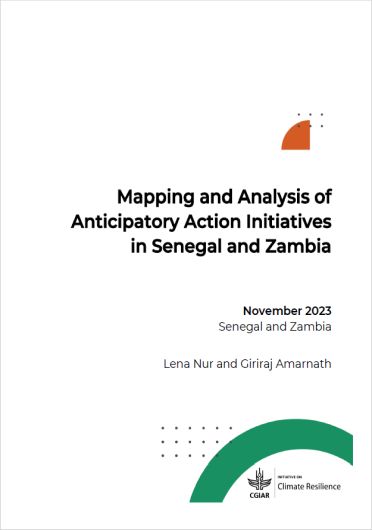 Mapping and analysis of anticipatory action initiatives in Senegal and Zambia (02/16/2024) 