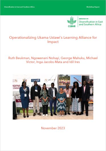 Operationalizing Ukama Ustawi's Learning Alliance for impact (02/16/2024) 
