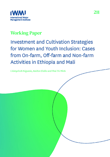 Investment and cultivation strategies for women and youth inclusion: cases from on-farm, off-farm and non-farm activities in Ethiopia and Mali (05/09/2024) 