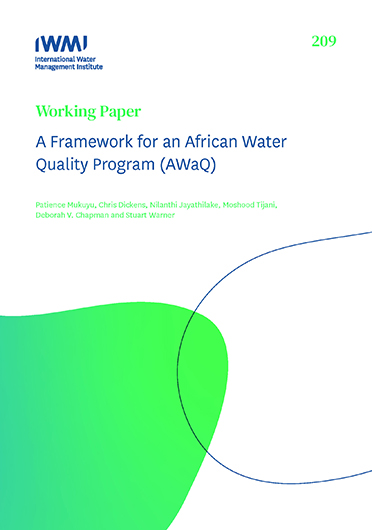 A framework for an African Water Quality Program (AWaQ) (05/30/2024) 